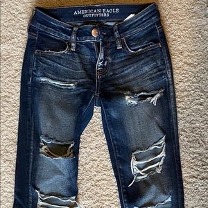 American Eagle Ripped Jeggings